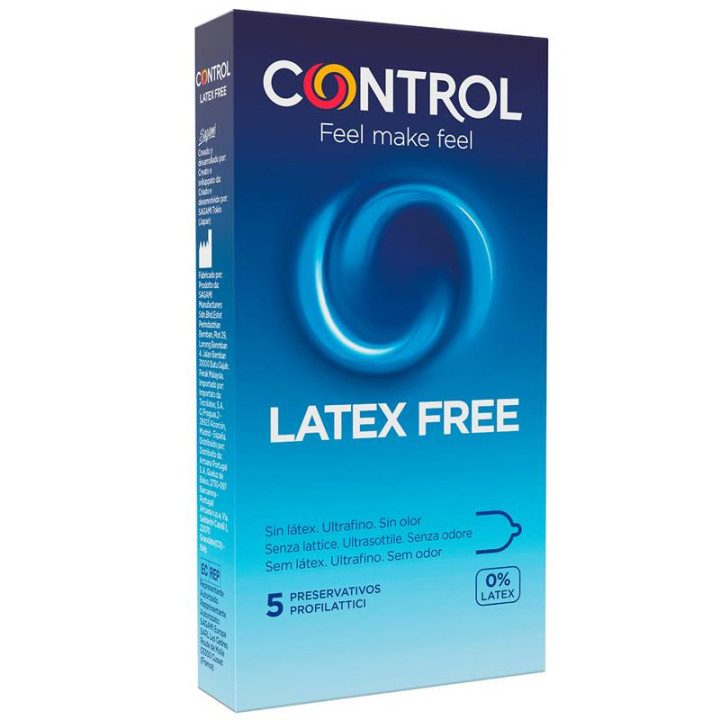 CONTROL - CONDOMS SANS LATEX 5 UNITÉS