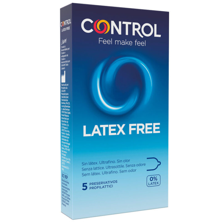 CONTROL - CONDOMS SANS LATEX 5 UNITÉS