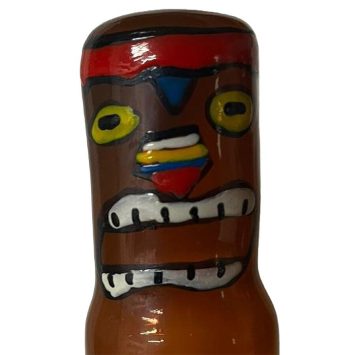CONDOMERIE - PRÉSERVATIFS FANTAISIE PEINTS À LA MAIN TIKI TOTEM-HAWAII-03