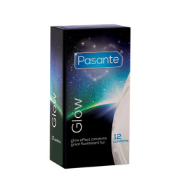 Boîte de 12 préservatifs phosphorescents Glow