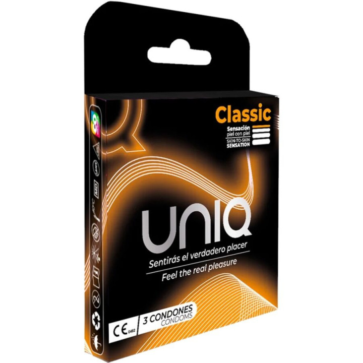 Préservatifs Extra Fins sans Latex Classic 3 Unités