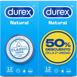 Duplo Préservatifs Naturel 2x 12 ud