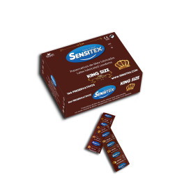 Boîte de 144 préservatifs Sensitex King Size