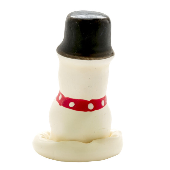 CONDOMERIE - PRÉSERVATIFS FANTAISIE PEINTS À LA MAIN BONHOMME DE NEIGE