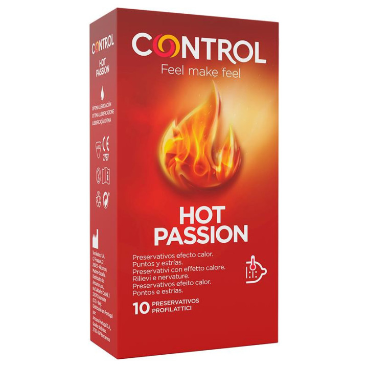 CONTROL - EFFET RÉCHAUFFANT HOT PASSION 10 UNITÉS