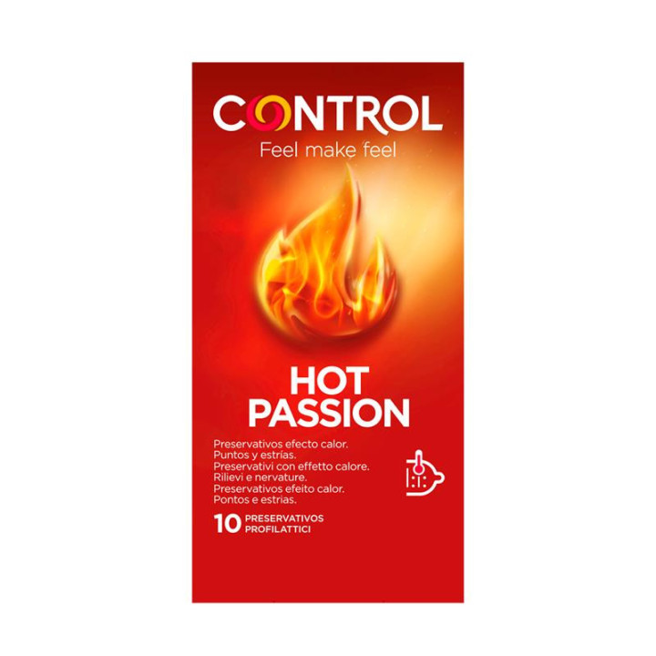 CONTROL - EFFET RÉCHAUFFANT HOT PASSION 10 UNITÉS