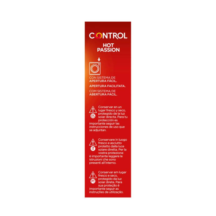 CONTROL - EFFET RÉCHAUFFANT HOT PASSION 10 UNITÉS
