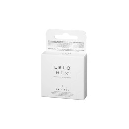 Boîte de 3 préservatifs en latex HEX original