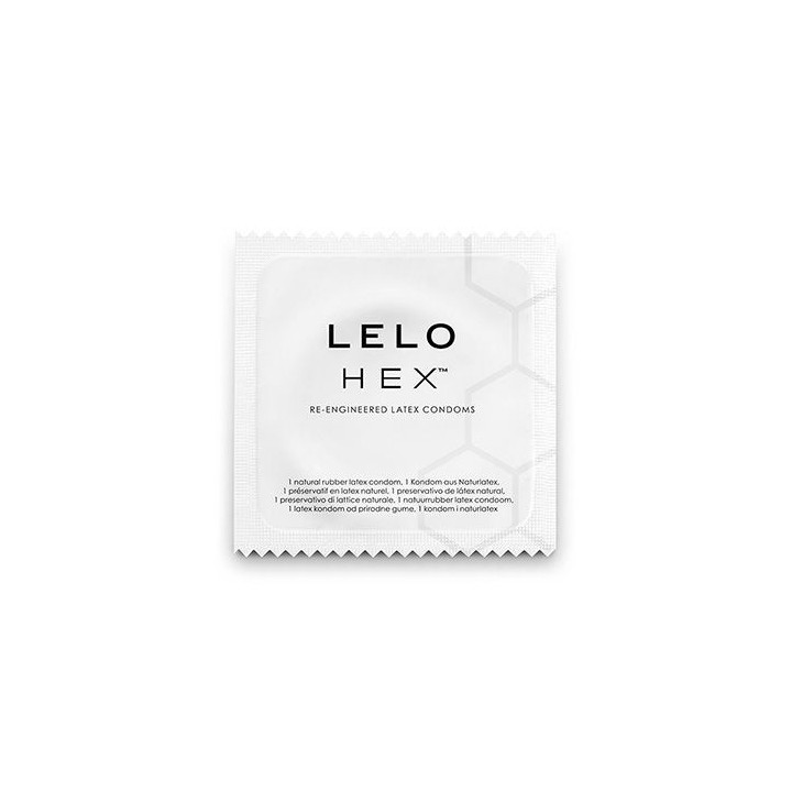 Boîte de 3 préservatifs en latex HEX original